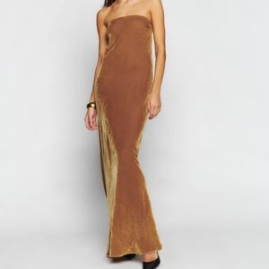 Reformation Sylvania Velvet Dress Brand new